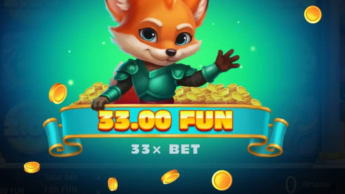 Tampilan visual slot Wild Fox dengan karakter rubah dan latar belakang kastil abad pertengahan.